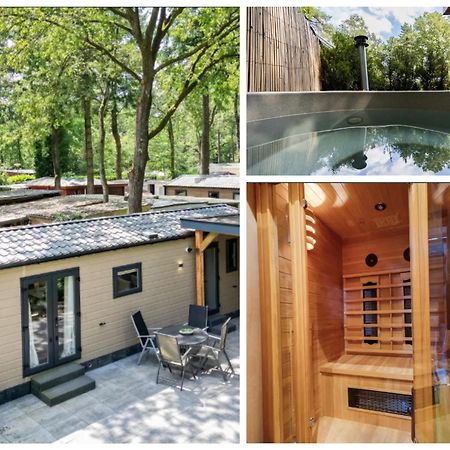 Veluwe Hoenderloo Luxury Chalet With Private Sauna And Hot Tub - Swimming Pool Tennis Court Supermarket Bowling Alley Theatre And Entertainment For Children Eksteriør bilde