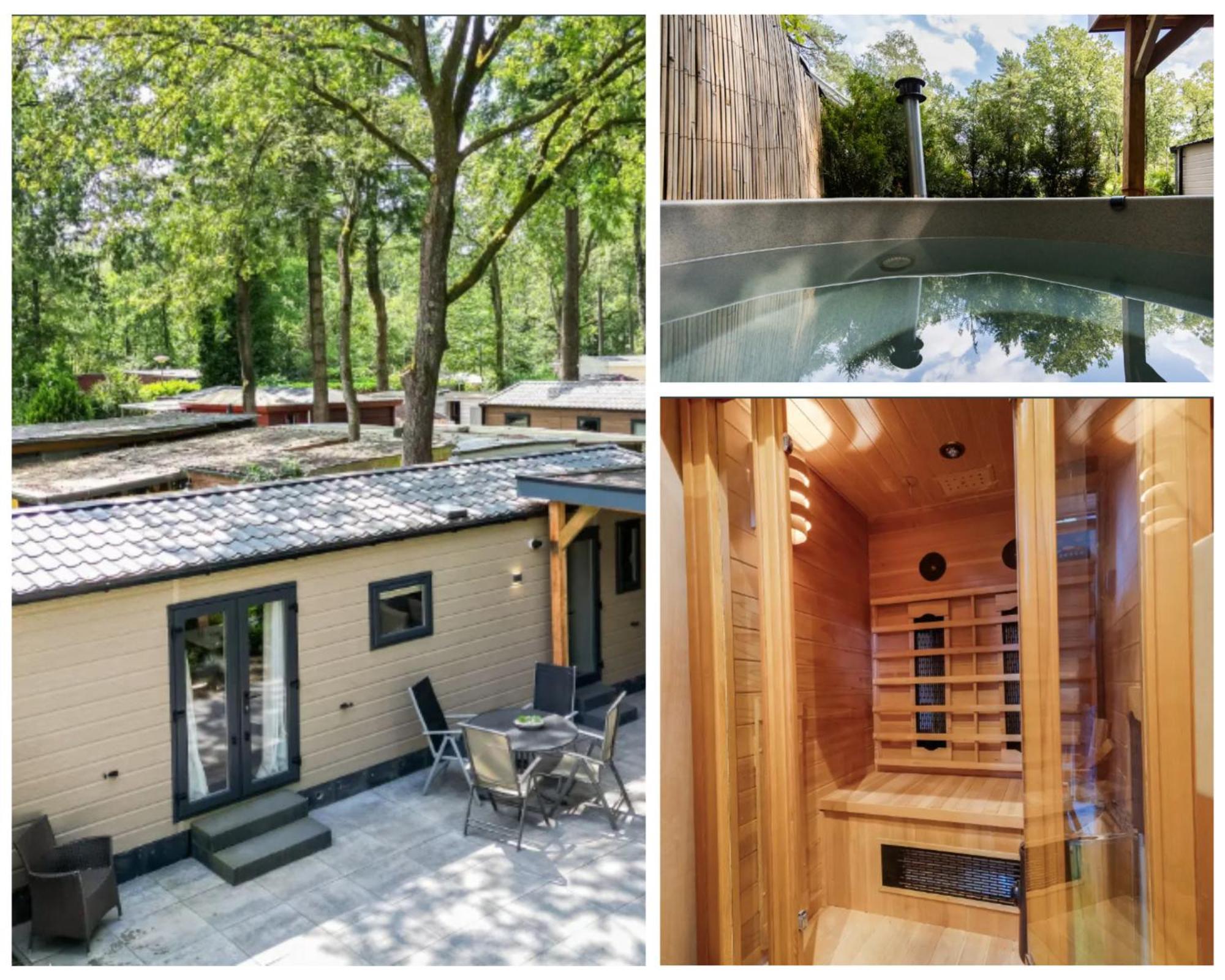 Veluwe Hoenderloo Luxury Chalet With Private Sauna And Hot Tub - Swimming Pool Tennis Court Supermarket Bowling Alley Theatre And Entertainment For Children Eksteriør bilde